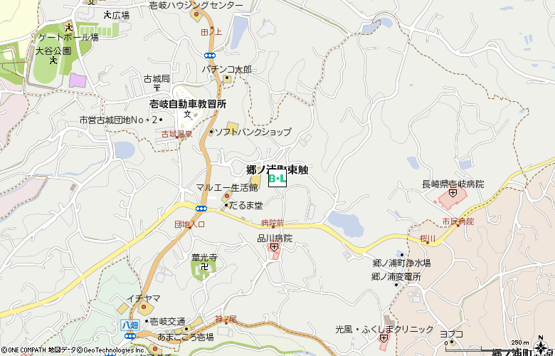 三井所薬局付近の地図